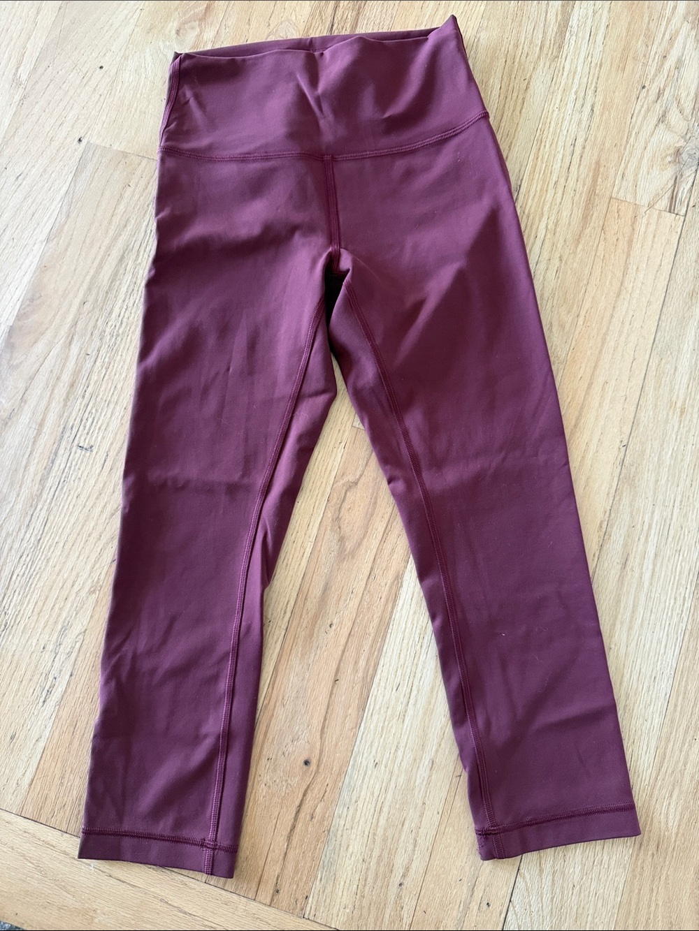 lululemon athletica High-Waist Maroon Leggings